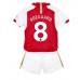 Günstige Arsenal Martin Odegaard #8 Babykleidung Heim Fussballtrikot Kinder 2023-24 Kurzarm (+ kurze hosen)